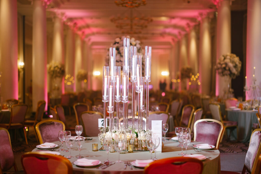 luxury wedding decor