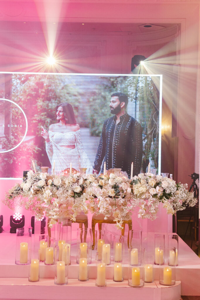luxury wedding decor