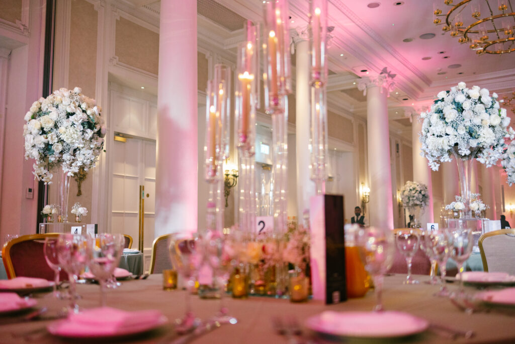 luxury wedding decor
